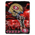60x80-sky Throw Size San Blanket Nfl Design Plush 49ers Helmet Francisco