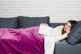 Tirrinia 730440431682 Sherpa Flannel Fleece 50 Inch X 60 Blanket Soft Cozy Warm Throw Sofa Couch Bed