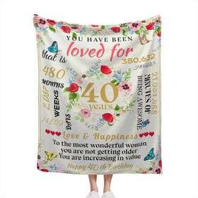 Tmqytuox 676998409769 Happy 40th Birthday Gifts For Women Men Decorations Blank