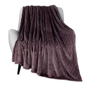 Us015pp-b-1 Toonow Fleece Blanket Textured Fuzzy Plush Throw Twin Size 60 Inch X 80 Super