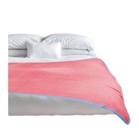 Top Waterproof Blanket 065443649643 Premium Deluxe 100% Jumbo 80 In X 60 Pink Light Blue Reversible