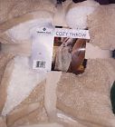 Tr1512020 Women Owned New Warm Ultra Soft Cuddly Cabin Sherpa Throw Blanket Oversized 60 X72 8 Colors