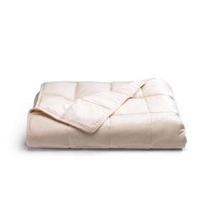 53698028 Tranquility 48 Inch X72 18lbs Quilted Weighted Blanket Ivory -