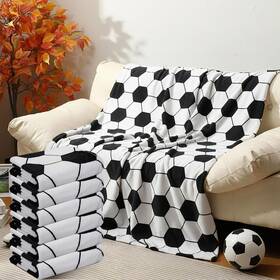 Vo-tranqun-1169 Tranqun 6 Pcs 50 X 60 Inch Cozy Flannel Plush Fleece Throw Blanket Soft Bedding