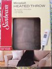 Trm8ts-r772-31a44 Sunbeam Microplush Electric Heated Throw Blanket Mushroom