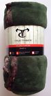 True Timer New Timber Green Plush Throw Blanket 50 X 60 027399028026