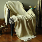 Trw00010 Handmade Vintage Boho Decorative Throw Blanket With Tassel 887541456516