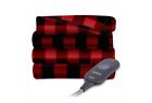 Tsf8tpr305-33bw Sunbeam Electric Heated Blanket Fleece Warming Throw Red 027045803427