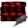 Tsf8tpr30531awd Sunbeam Electric Controller Heated Extra Soft Fleece Fabric Throw Warm Blanket