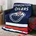 Tsm8vp-r416-25a50 Sunbeam Nhl Edmonton Oilers Micro Plush Heated Electric Throw Blanket
