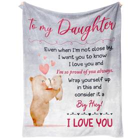 A37a Ueedklaayy Daughter Gifts To My Blanket From Mom Dad Daughte