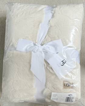 Ugg 008889167982 Euphoria Throw 50x70 New With Tags Color Bone