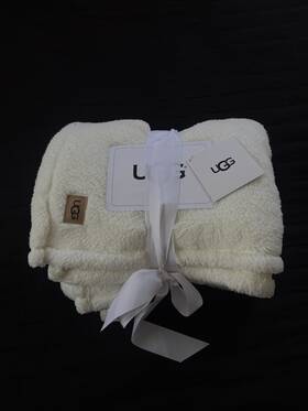 Ugg 008889237111 Nwt Nisa Fleece Throw Blanket 50 Inch X 70 Snow