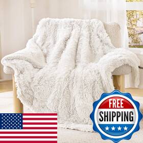B0fss99zw7 Uiniu Super Soft Fluffy Faux Fur Throw Blanket For Couch Fuzzy Sherpa Fleece