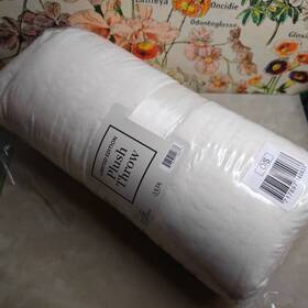 Ulta 717897140633 White Beauty Limited Edition Cream Color Plush Throw Blanket 50 Inch X60 2025