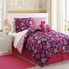 Unbranded Girls Kids Bedding Reversible Floral Pink Zebra Bed In A Bag Multi-color 013217111490