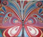 Unbranded New Colorful Butterfly Warm Afghan Tapestry Throw Blanket Gift Butterflies Wings 725734770615