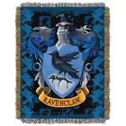 Unbranded New Rare Harry Potter Ravenclaw House Shield Crest Woven Throw Blanket Gift Nwt 087918540187