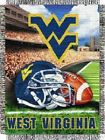 Unbranded New West Virginia Wvu Mountaineers Tapestry Throw Gift Blanket Ncaa Football Nip 087918771567