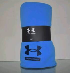 1387198 Under Armour Blanket 50 Inch X 60 Blue. Brand New