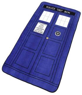 65443580175 Underground Toys Tardis Throw Blanket