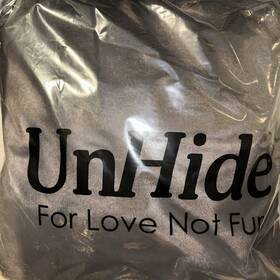 Unhide 850018944694 Squish Super Soft 20 Inch X Pillow Faux Fur - Chocolate New And Sealed