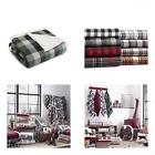 Ushshf1069892 Finley Throws Plaid Throw Dark Green 883893549708