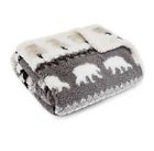 Ushshf1070362 Eddie Bauer Kodiak Peak Cinder Sherpa Throw Nwt