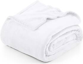 Utopia Bedding 197703008119 White Fleece Blanket California King Size Lightweight Fuzzy Soft Anti-static