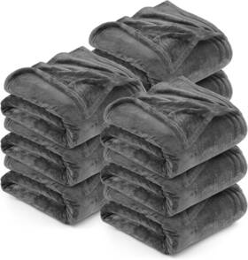Utopia Bedding 840143509585 Fleece Blanket Queen Size - 90x90 Inch Luxur
