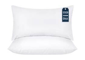 Ub1141 Utopia Bedding Throw Pillows Pack Of 2 White 12 X 20 Inches Indoor Decora