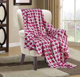 Valerian 686091878171 Luxury Velvet Super Soft Light Weight Blanket Prints Fleece Throw - All Year