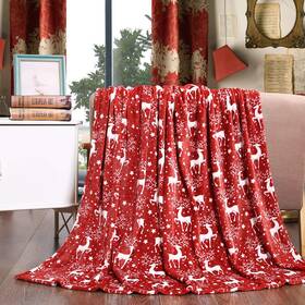 Valerian 784851538492 Luxury Velvet Touch Ultra Plush Christmas Blanket Soft Warm Cozy Holiday