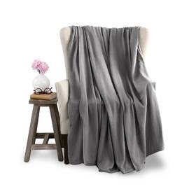 Vellux 027399025667 Twin Size Microfleece Blanket Fleece Bed All-season Comfort Supe