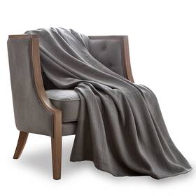 Vellux 027399034157 100% Cotton Blanket - Soft Breathable Cozy And Lightweight Thermal