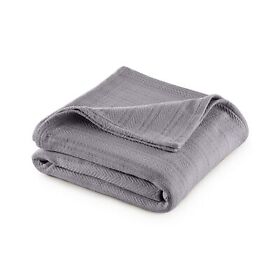 1b07222 Vellux Cotton 360 Gsm Breathable Solid Herringbone Lightweight