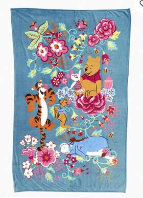 28328-16494 Vera Bradley Winnie The Pooh Plush Throw Blanket Disney 100 Piglet Tigger Eeyore