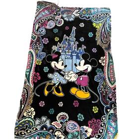 Vera Bradley 886003626108 Disney Mickeys Whimsical Paisley Plush Throw Blanket 50 Inch X80 New