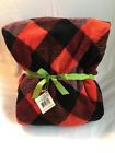 Vera Bradley Throw Blanket Buffalo Check Burnt Orange New W Tags 886003337530
