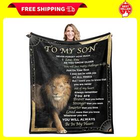 Vesdein 313099164189 Christmas Gifts For Adult Son Blanket From Mother To My Birthday 1