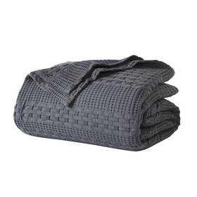 Vhc Brands 840233943794 100% Cotton Waffle Weave King Blanket 108x90 Decorative Lightweight