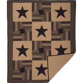B07fkfthqw Vhc Brands Check Star Cotton Primitive Decor Rod Pocket Pre-washed Appliqued