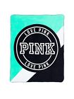 Victoria S Secret Victorias Love Pink Blanket Plush Throw Fleece Mint Circle Logo 0667540147048 Victoria S Secret Victorias Love Pink Blanket Plush Throw Fleece Mint Circle Logo 0667540147048