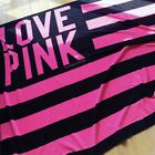 36011407 Victorias Secret Pink Rare Vhtf Vintage Flag Logo Stadium Blanket Nwts