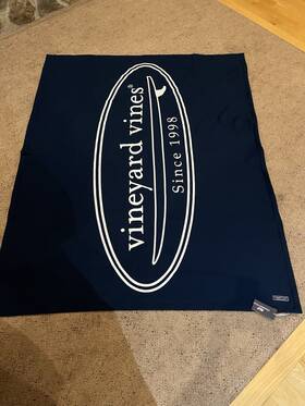 5a004475 Vineyard Vines Blue Blazer Throw Blanket One Size Solid