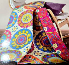 Virah Bella Dqt504 - Suri Debra Valencia New Lightweight Quilted Throw Blanket 50 Inch X60