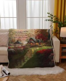 Dqt5428 Virah Bella Make A Wish Cottage Lightweight Quilted Throw Blanket 50inchx60inch