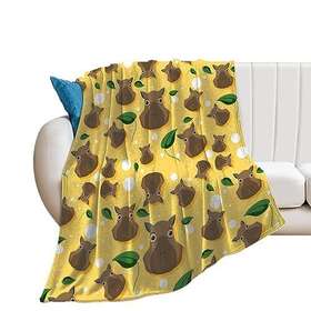 Vjxzvj 831514222827 Capybaras Animal Patteren Throw Blanket Super Soft For Bedroom Living
