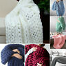 Vym5935674 Camtoa Handmade Large Luxury Chunky Knit Blanket Wool Thick Yarn