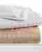 W1789 Charter Club Damask Stripe Down King Blanket Taupe 788904681401
